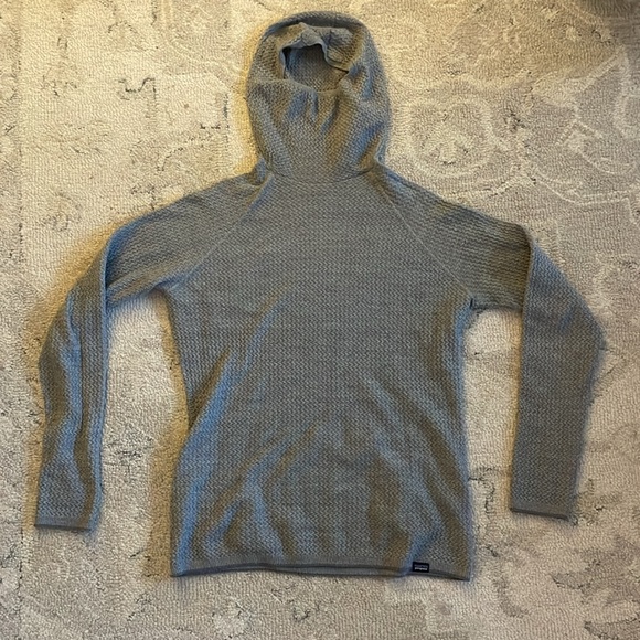 Patagonia Capilene Air Hoody XL Womens Base Layer Hoodie Merino Wool Sweater - Picture 2 of 5